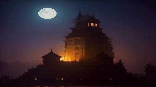 一位女同在书桌前写日记，窗外是夜晚的城市灯光，室内台灯投下温暖光圈，传递孤独中寻找自我的氛围