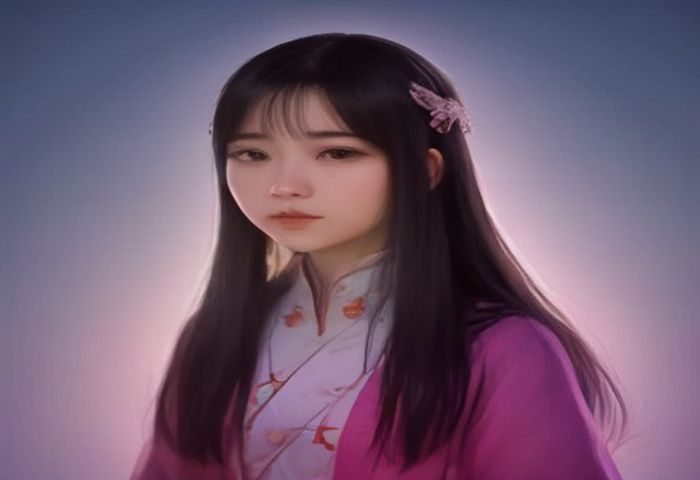 一位年轻女同在城市天台上望向远方，夕阳将天空染成橙蓝渐变，画面传递出内心平静与自我接纳的力量